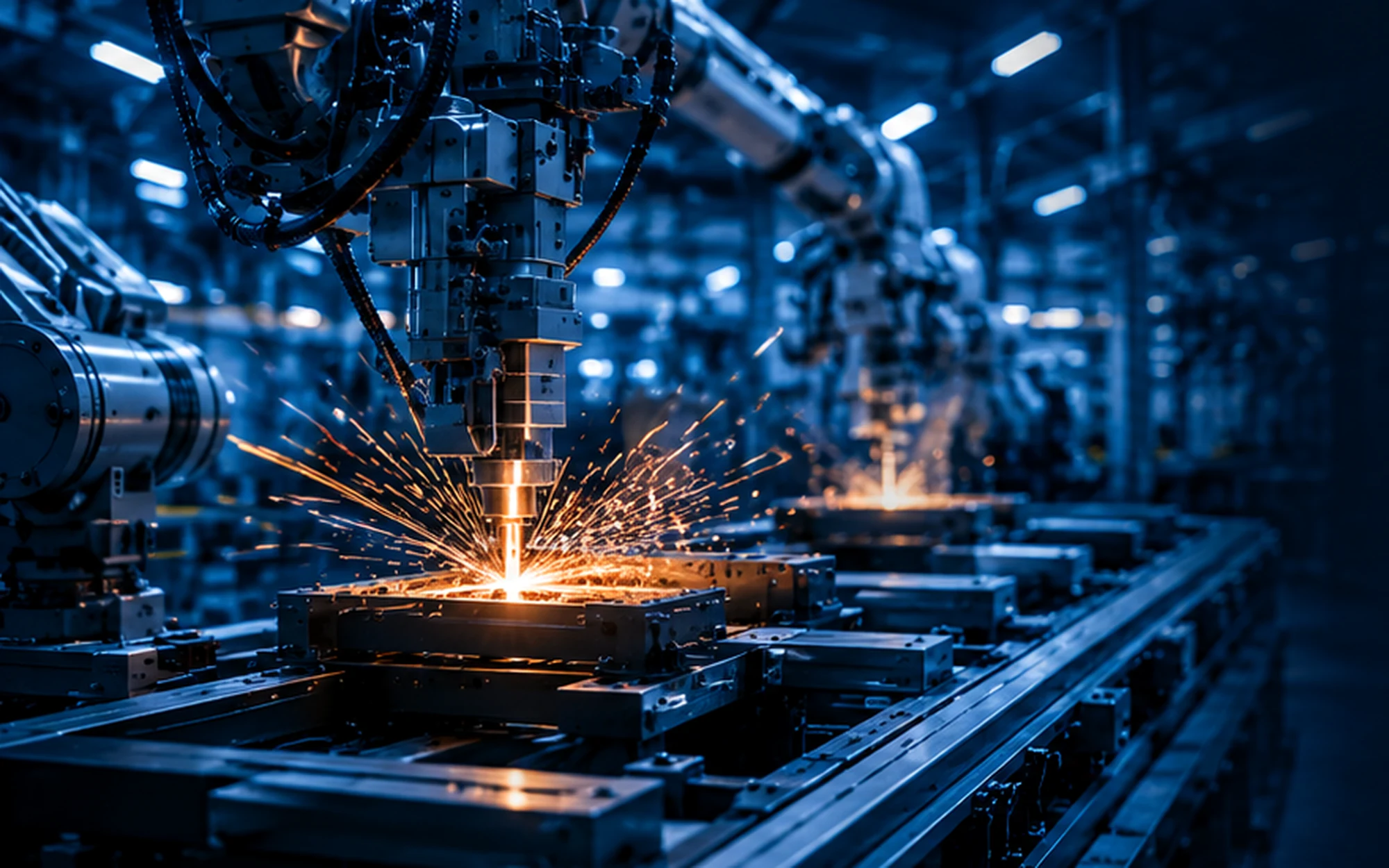 Automated industrial manufacturing equipment